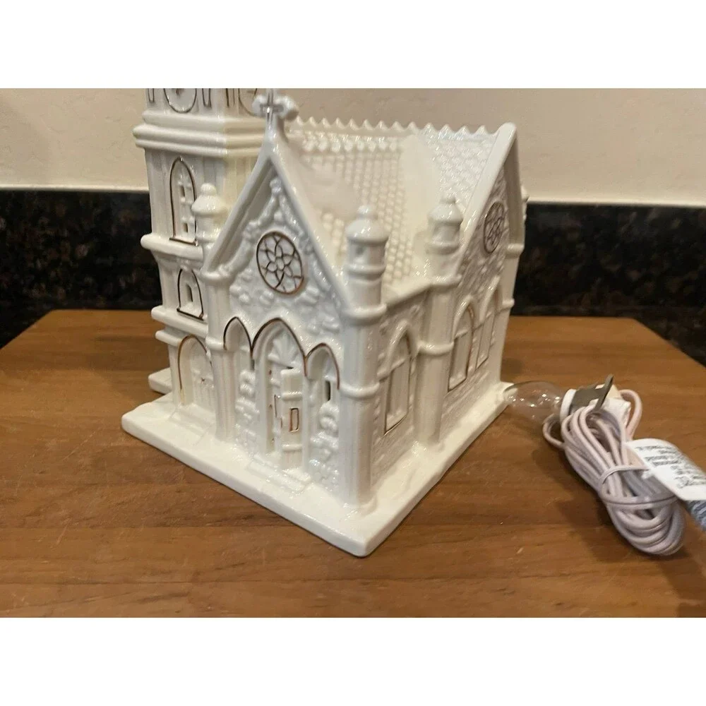 Vintage Dillard's Lighted porcelain church